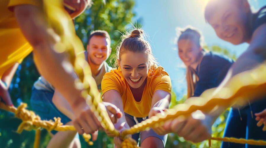 Une activité team building en entreprise
